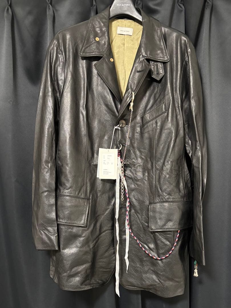 【定価242,000円】ベッドフォード　レザーテーラードジャケット　サイズ1 BED J.W. FORD（ベッドフォード） BED J．W． FORD 24AW Leather