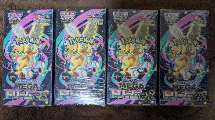 【シュリンク付き】MEGAドリームex　4BOX