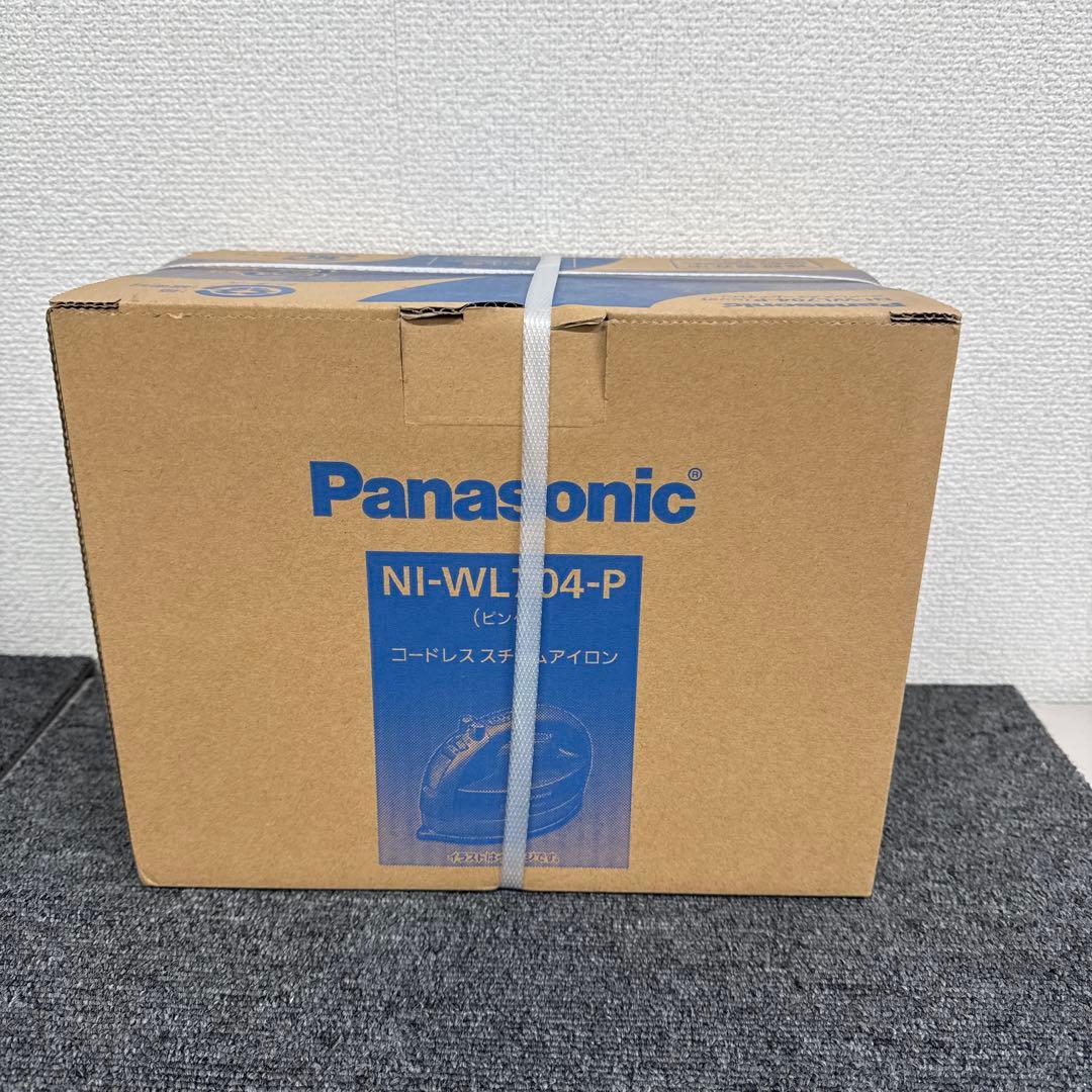 未開封Panasonic コードレススチームアイロンNI-VVL704-P