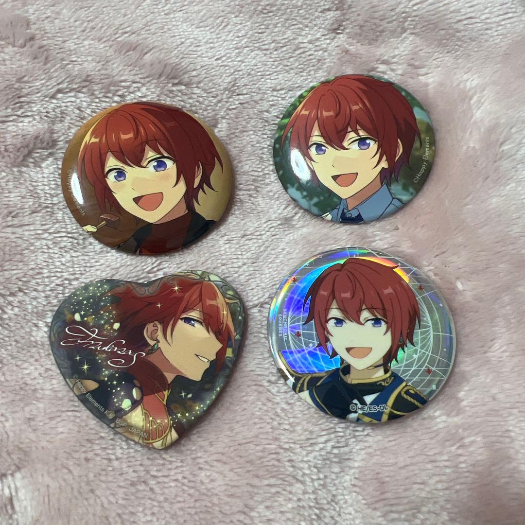 あんさんぶるスターズ！！ 缶バッジ 朱桜司 - メルカリ