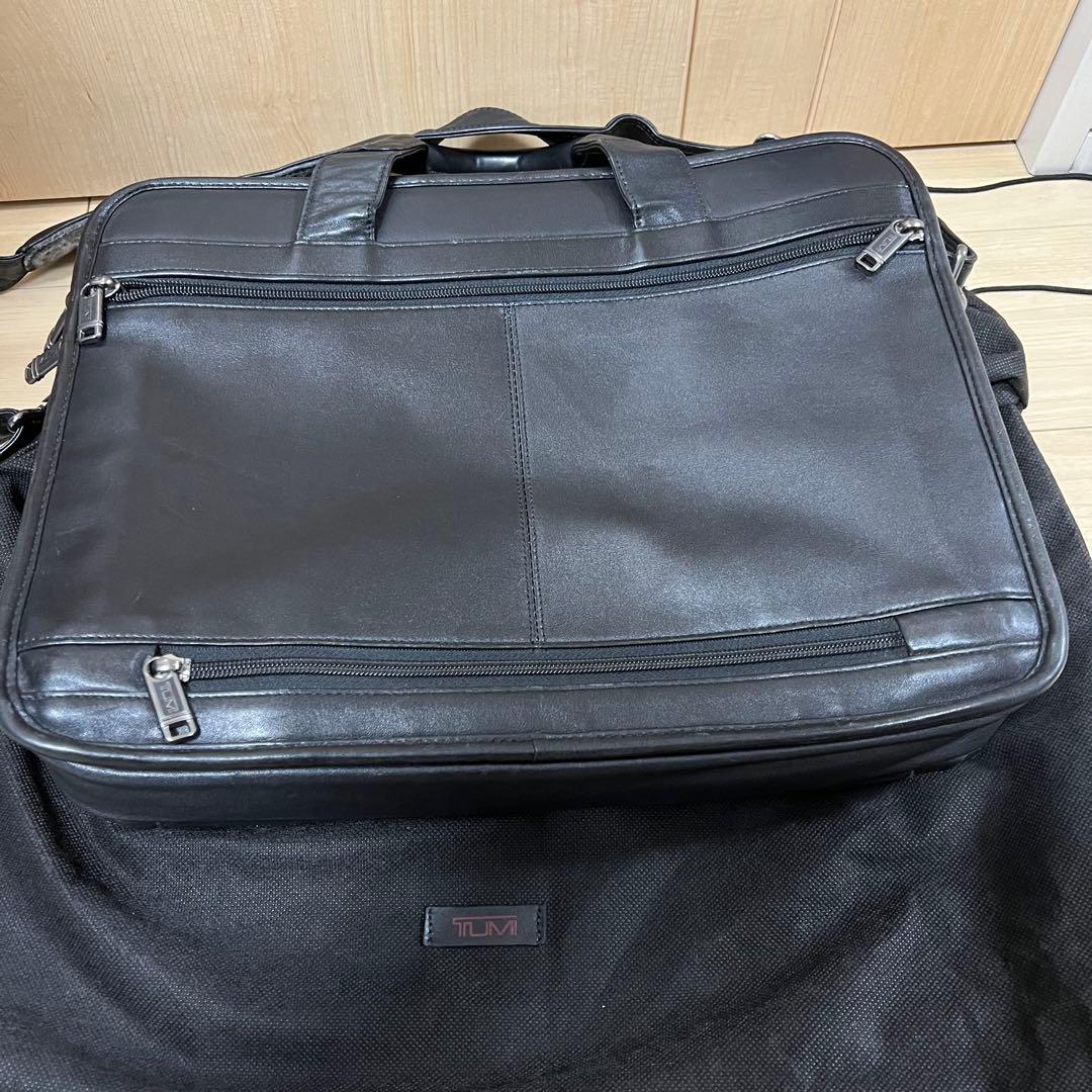 TUMI トゥミ ビジネスバッグ ナパレザー ブラック 2way 96130D4 - メルカリ