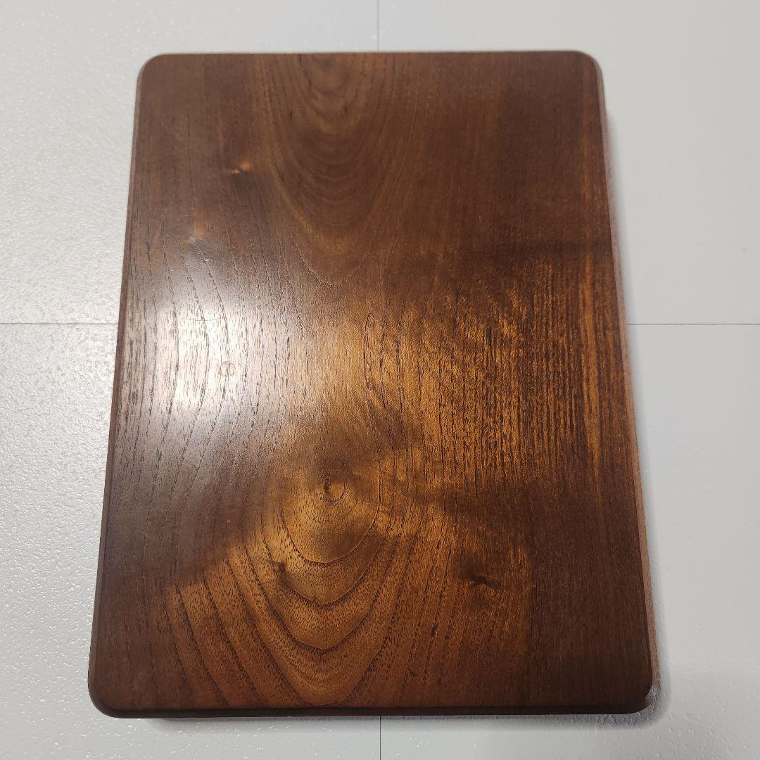 未使用　工芸品　硯箱　天然木　桑