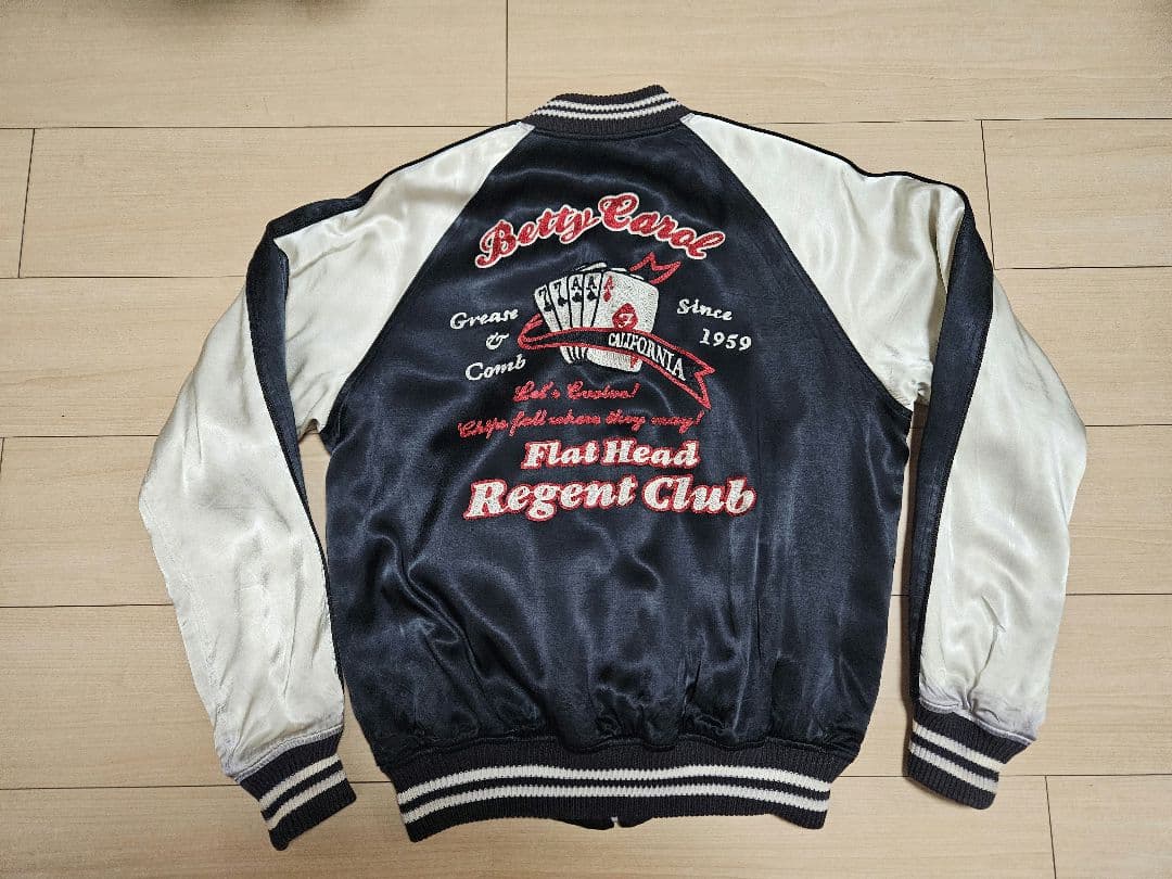 FLAT HEAD スカジャン レジントクラブ フラットヘッド RJB 洋柄