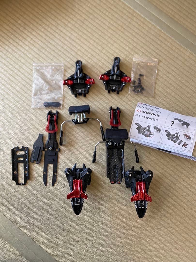 KINGPIN13 スキー ビンディング マーカー MARKER KINGPIN 13 キングピン13 BLK/RED ビンディング 単品
