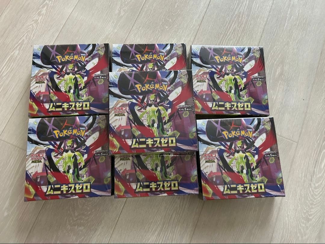 ポケカ　ムニキスゼロ　シュリンク付き　7BOX