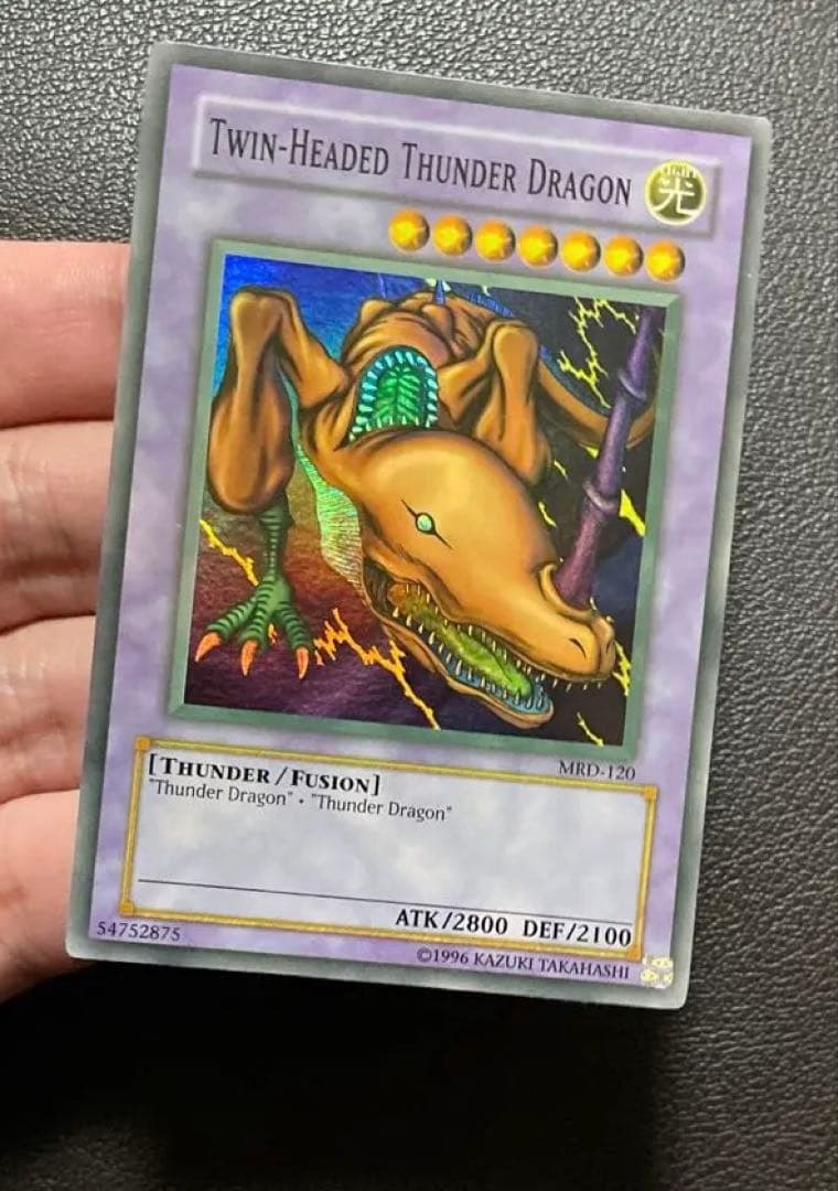 遊戯王　双頭の雷龍　faded + wavy