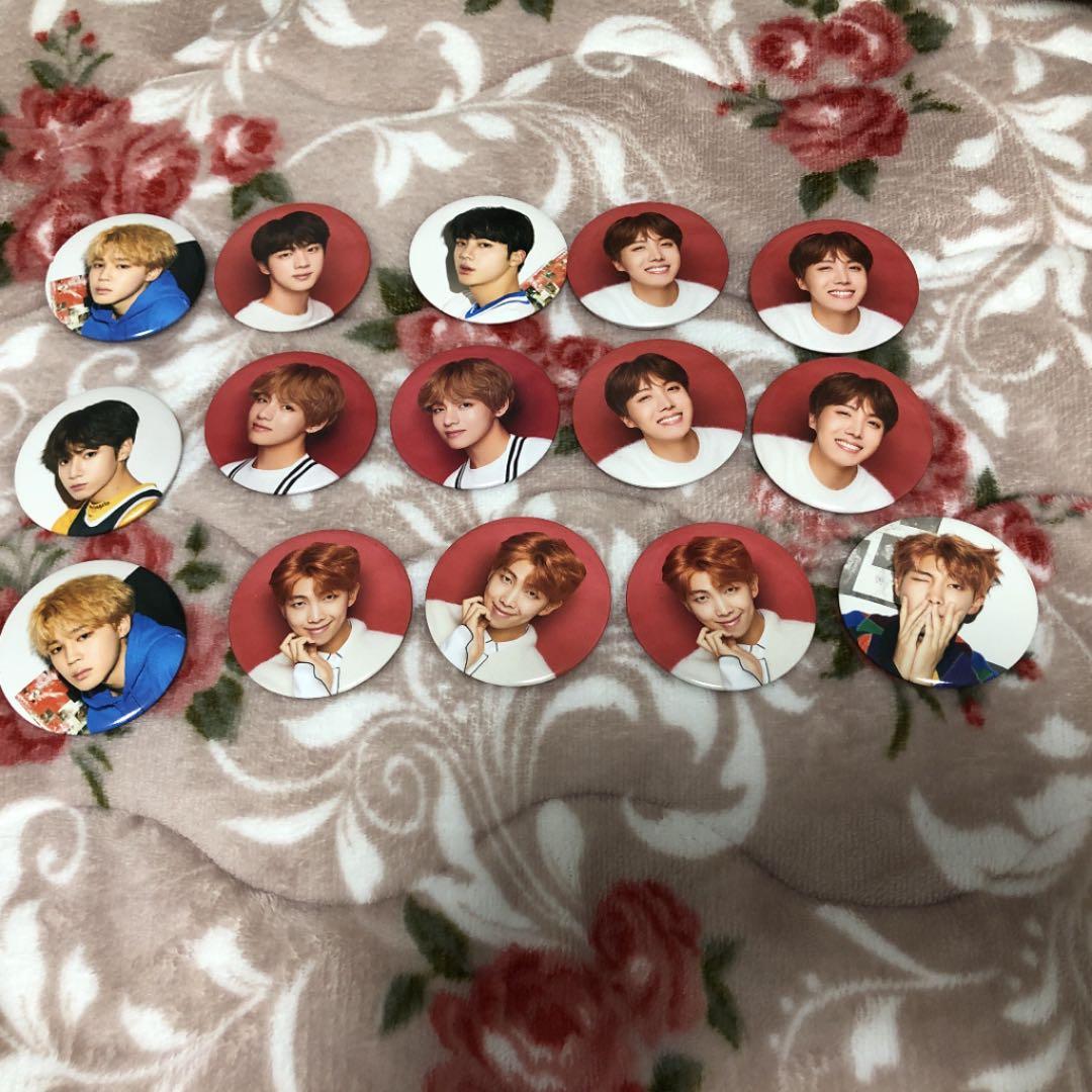 BTS  109 缶バッジ　V ジョングク　ジミン  RM SUGA ジン