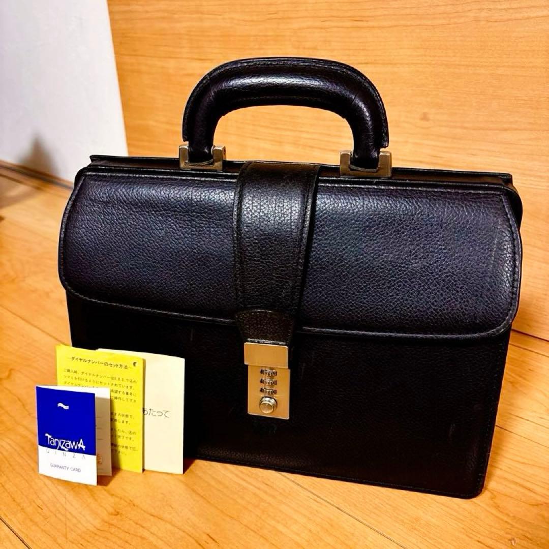 最終値下げ※銀座タニザワ ダレスバッグ ドクターズバッグ - メルカリ