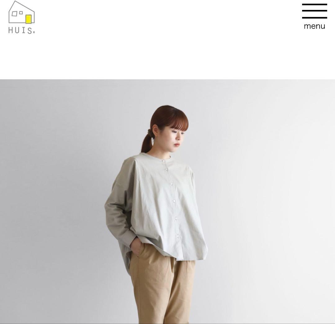 k*u様 定価21,780円 huis 遠州織物 グレーシャツ
