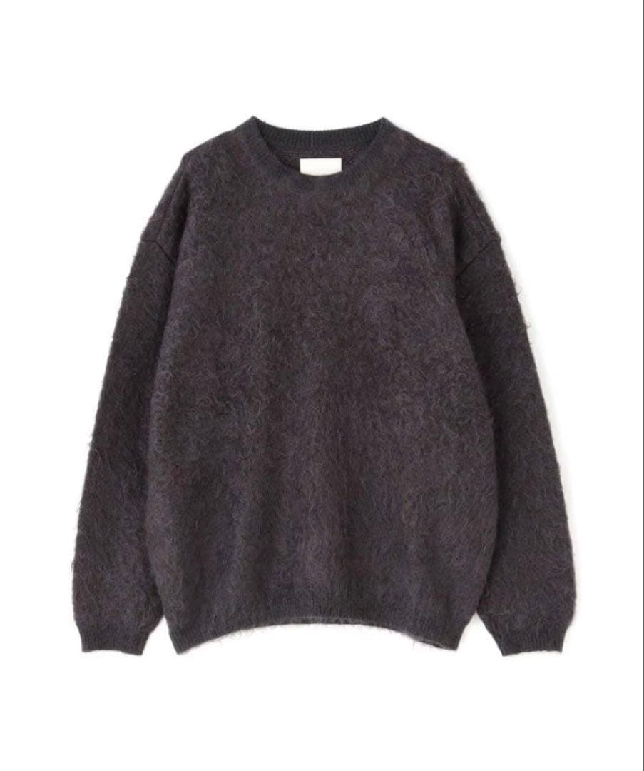トップス YOKE 4COLOR MIX JACQUARD MOHIAR CREWNECK