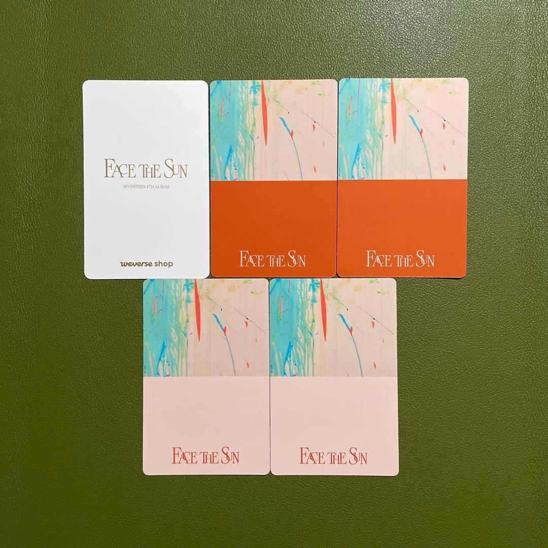 SEVENTEEN Face The Sun ジョシュア トレカ 5枚セット - メルカリ
