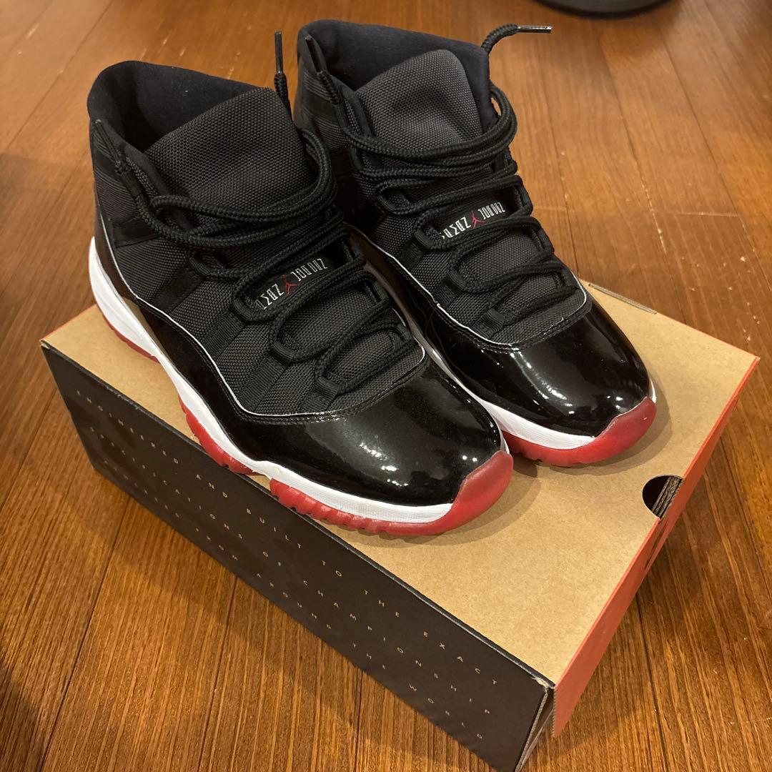 Nike Air Jordan 11 ブラック/レッド 12 Nike Air Jordan 11 Retro Black/Varsity Red-White Sneaker - Men's