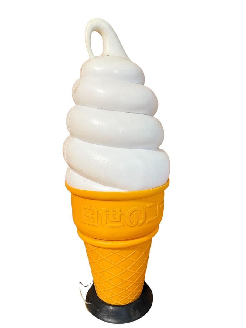 日世のコーン ソフトクリーム 店舗 ディスプレイ 電飾 看板