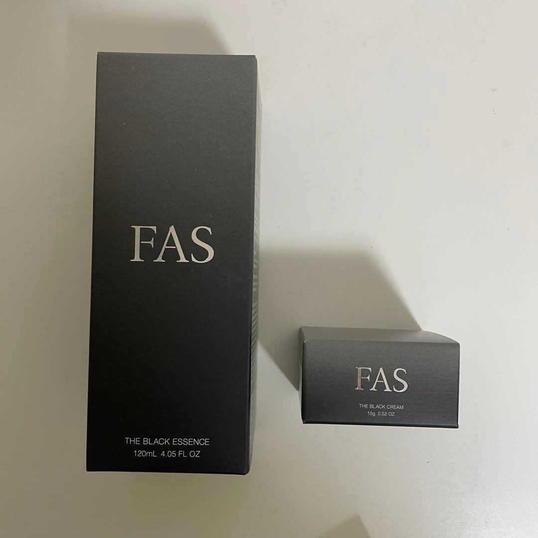 sy3877 FAS ザ ブラック エッセンス　120ml & クリーム15g