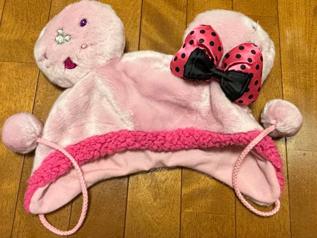 ディズニー　ミニー　ファンキャップ　ピンク