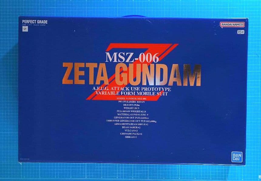 016　未組立 バンダイ PG MSZ-006 Zゼータガンダム　プラモデル