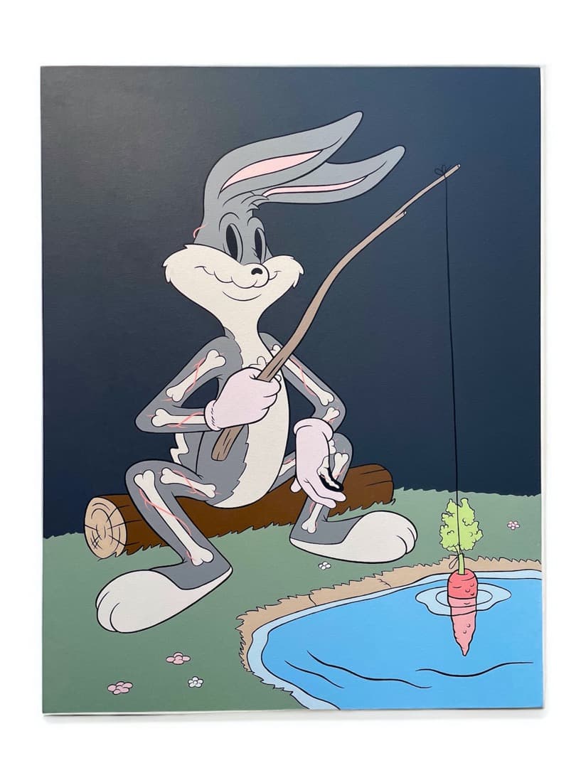 ◆ Coté Escrivá (コーテ エスクリーバ) ◆アクリルonキャンバス Cote Escriva/コテ・エスクリヴァ,スヌーピー,Creepy Snoopy ー