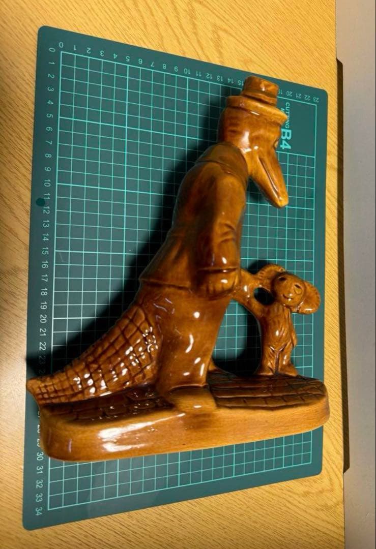 激レア‼️ソビエト アンティーク 大きなチェブラーシカとゲーナの陶器