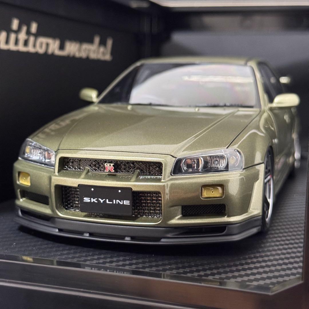イグニッションモデル1/18ER34スカイライン25GTTurbo IG1582 - メルカリ