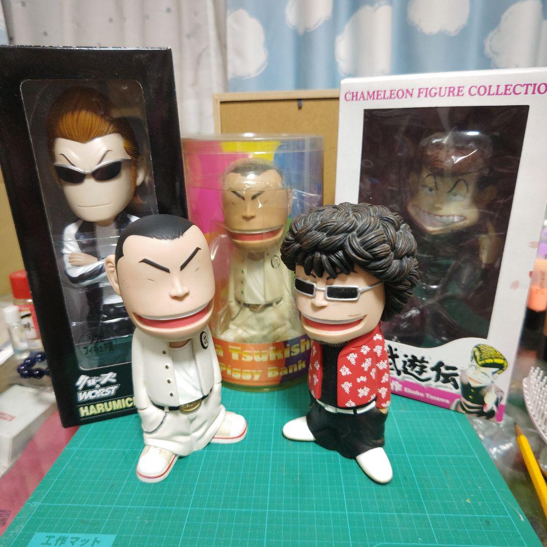 小*男様 ダイブ カメレオン クローズ＆ワースト ソフビ 貯金箱 フィギュア 5