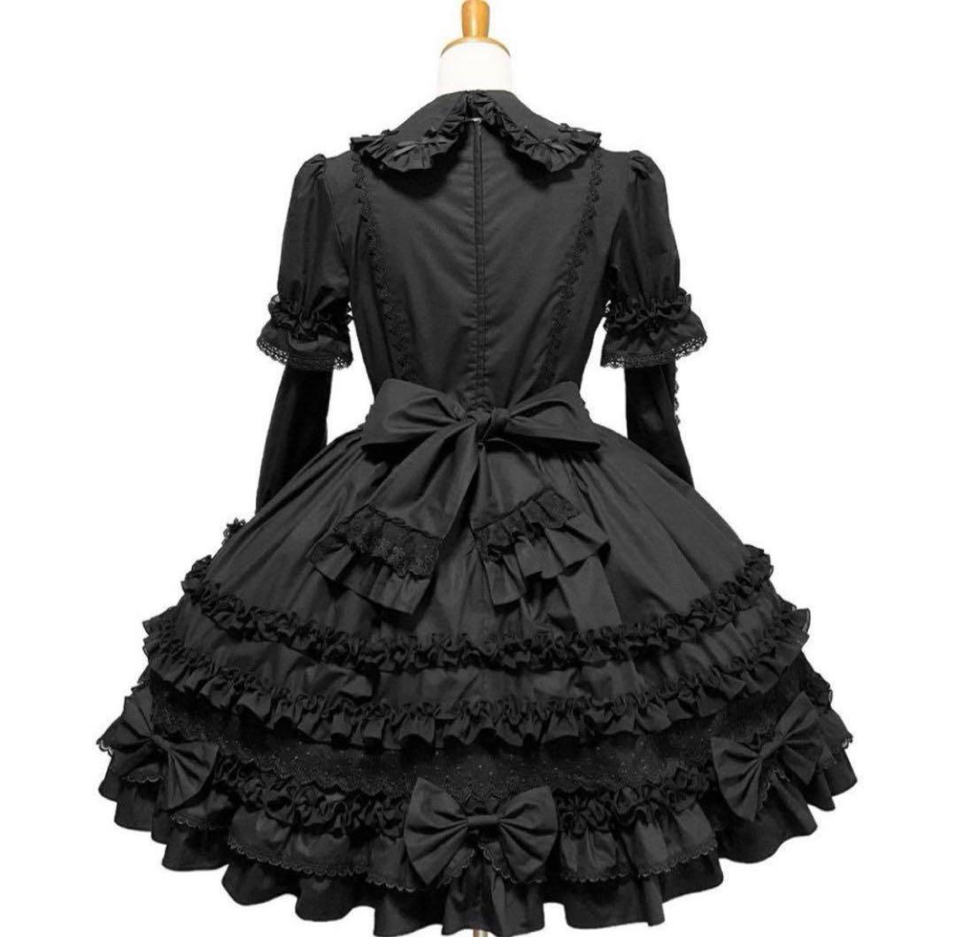 アンドロミオ ANDROMEO ゴスロリ・ロリータ 黒ドレス - メルカリ
