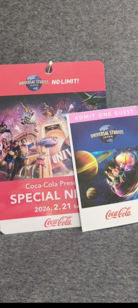 ユニバーサル・スタジオ・ジャパン　コカ・コーラ 貸切スペシャルナイト