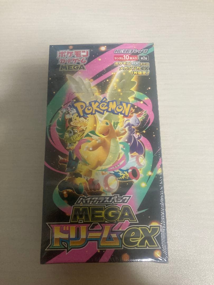 ポケモンカードゲーム MEGAドリームEX BOX シュリンク付き