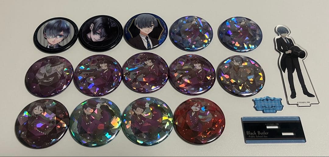 黒執事 缶バッジ 黒執事 Black Label」トレーディング缶バッジ Cafe & Shop Edition