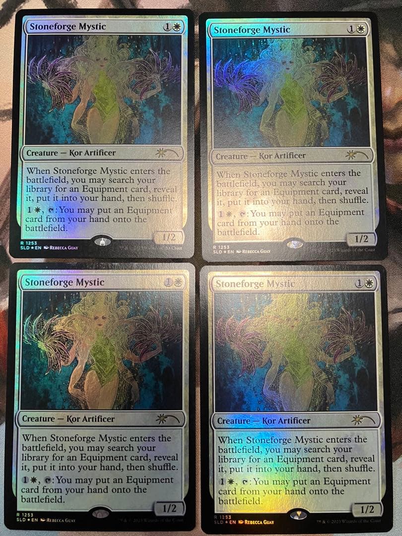 MTG 石鍛治の神秘家 secret lair英語 FOIL4枚 英)石鍛冶の神秘家 / Stoneforge Mystic【SLD】 Artist Series