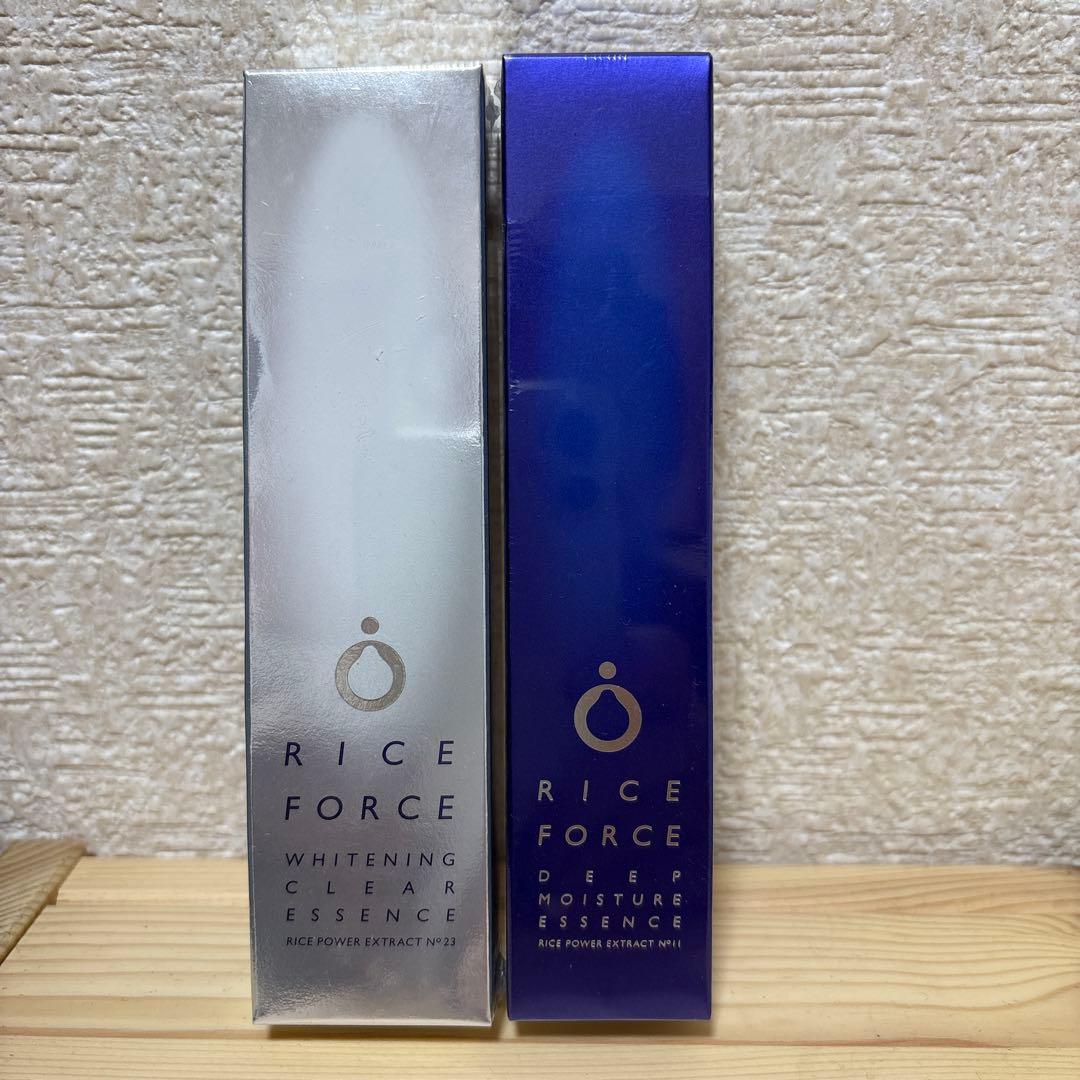 RICE FORCE 美白エッセンス & 保湿エッセンス 30g