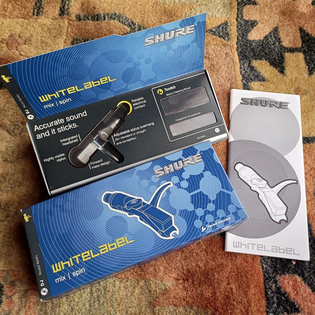 【レア！新品】SHURE WHITE LABEL レコード カートリッジ SHURE ( シュア ) WHITELABEL 送料無料 | サウンドハウス