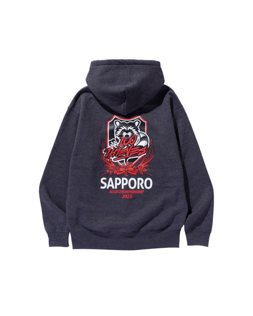 ALGS Crazy Raccoon×100Thivesコラボパーカー - メルカリ