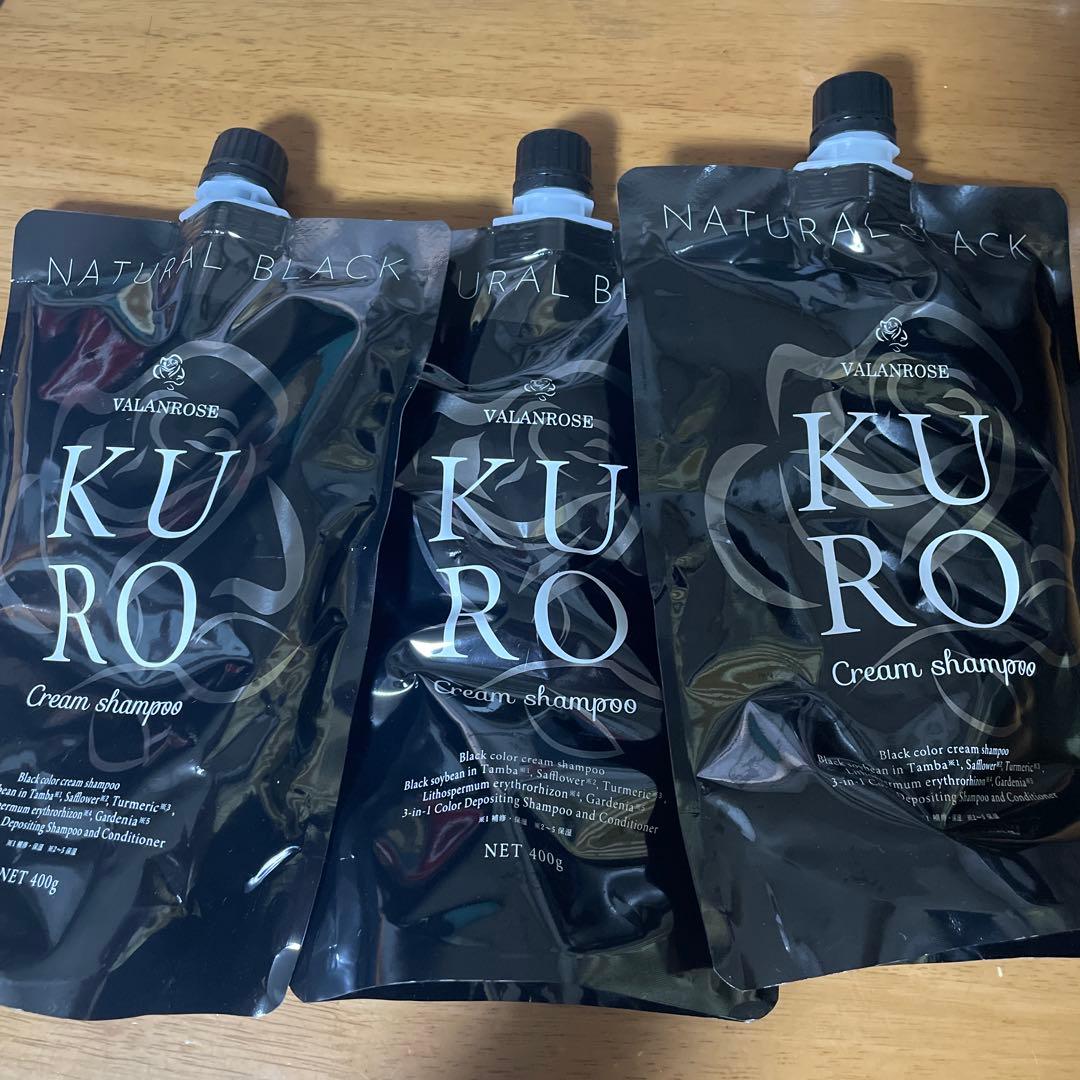 シャンプー VALANROSE KURO Cream shampoo 400g