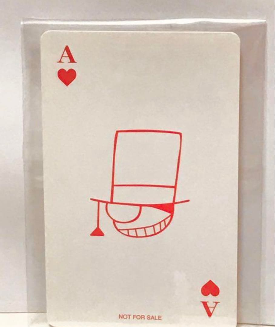 怪盗キッド トランプ Aハート 誕生日カード 怪盗キッドプラザ限定 残り2枚 怪盗キッド トランプ Aハート 誕生日カード 怪盗キッドプラザ限定 残り