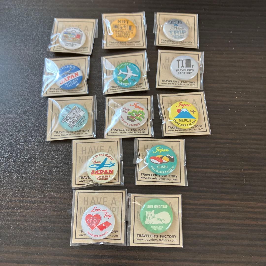 トラベラーズファクトリー　缶バッチチャーム　コンプリート トラベラーズファクトリー 缶バッチチャーム コンプリート