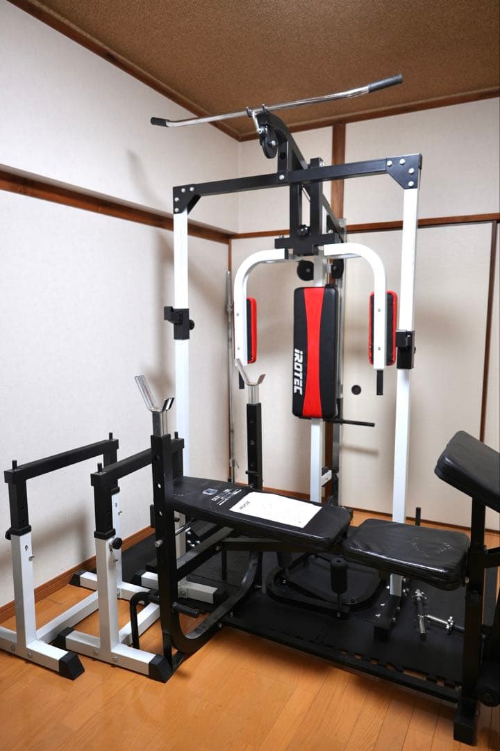 に*様 【引取限定/福岡市】IROTEC ホームジムセット 12万円相当(プレー IROTEC（アイロテック） マルチホームジム150V2 / トレーニング器具 筋