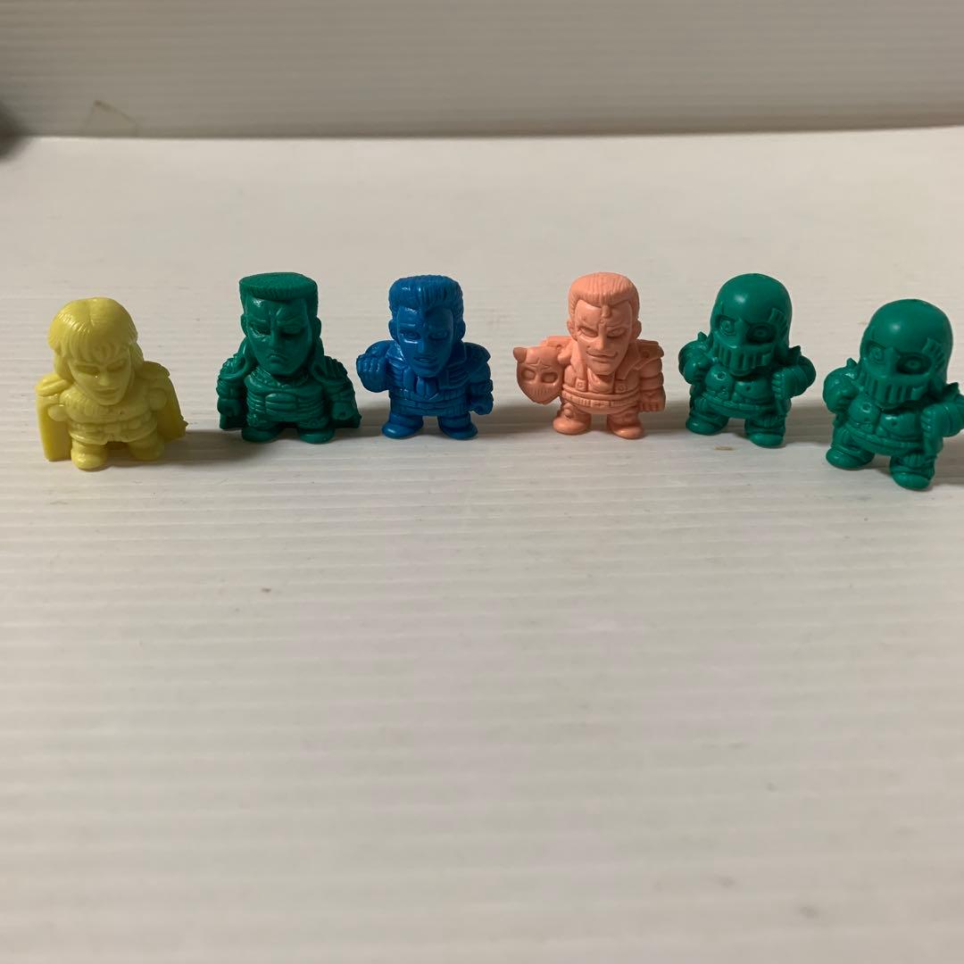 当時物　SD北斗の拳消しゴム 　カラフルフィギュアセット 6体