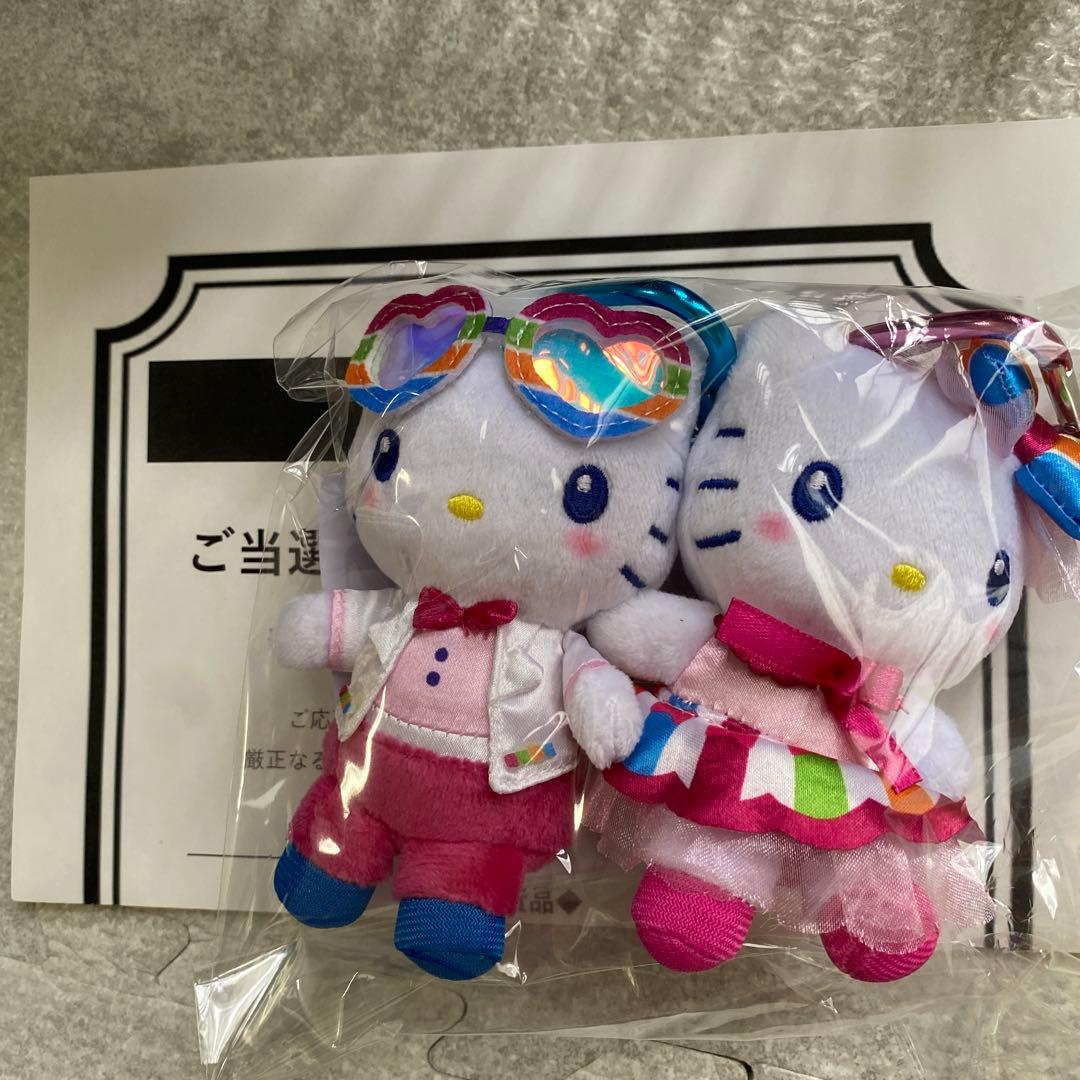 イオン キティ＆ディアダニエル チャーム 非売品 非売品】イオン ハローキティ&ディアダニエル ペアぬいぐるみチャーム