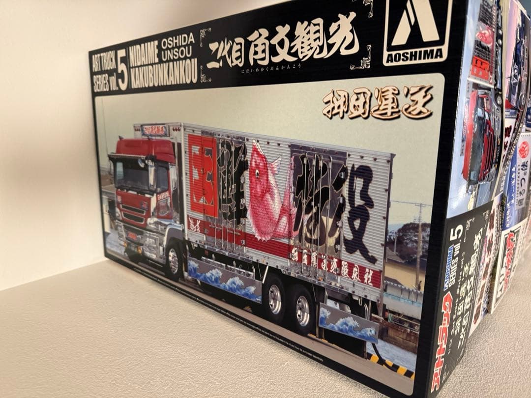 へなちょこアオシマ デコトラプラモデル