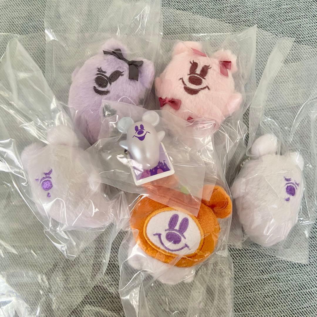 ディズニー　ハロウィン　おばけ　ぬいぐるみチャームセット　2025 お化け　新品