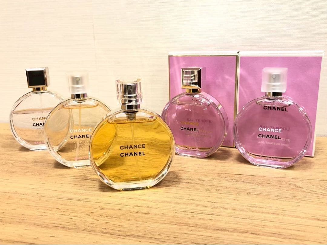 ■シャネル　チャンス　5点セット 新品【CHANEL】シャネル チャンス №5 香水サンプル2点セット