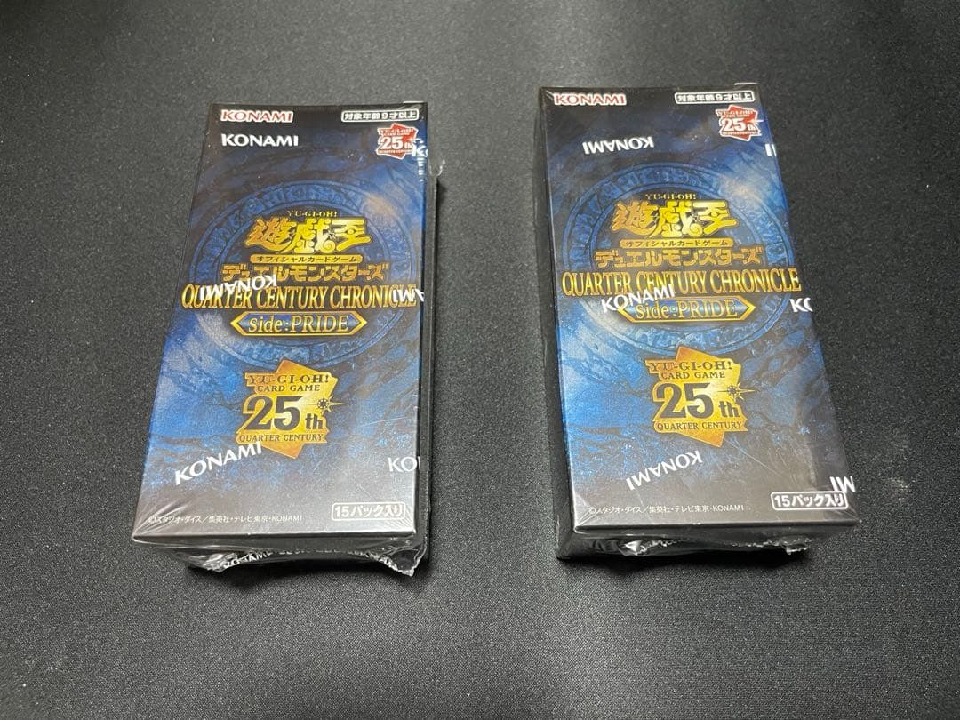 遊戯王OCG　クォーターセンチュリークロニクル　サイド　ユニティ　未開封BOX