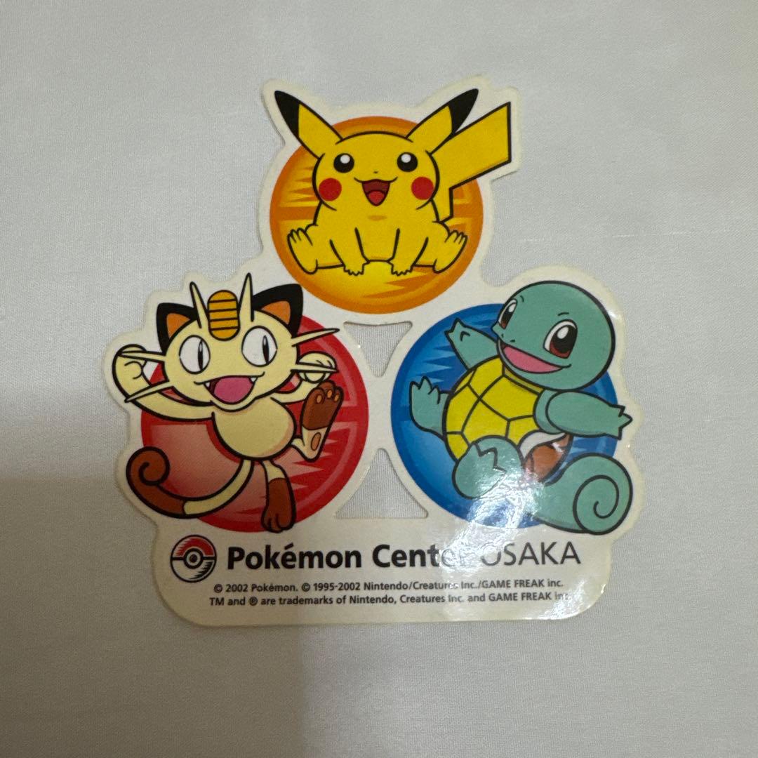 ポケモンセンター2002年大阪　非売品シール
