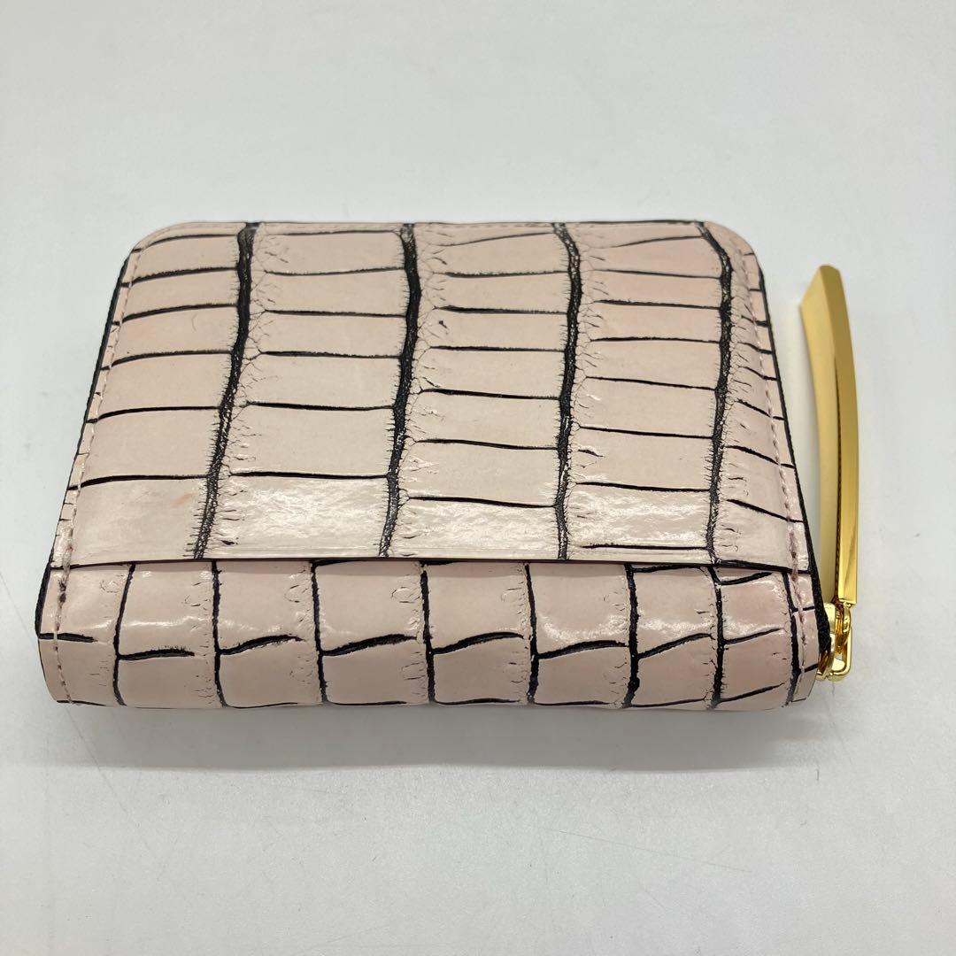 ぇだまめ様 希少 池田工芸 マルチウォレット アルピンバニラ クロコ