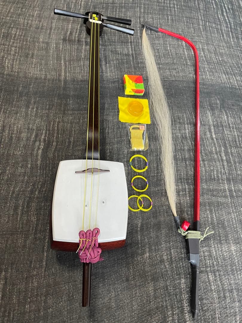 和胡弓　竹弓馬毛　　付属品