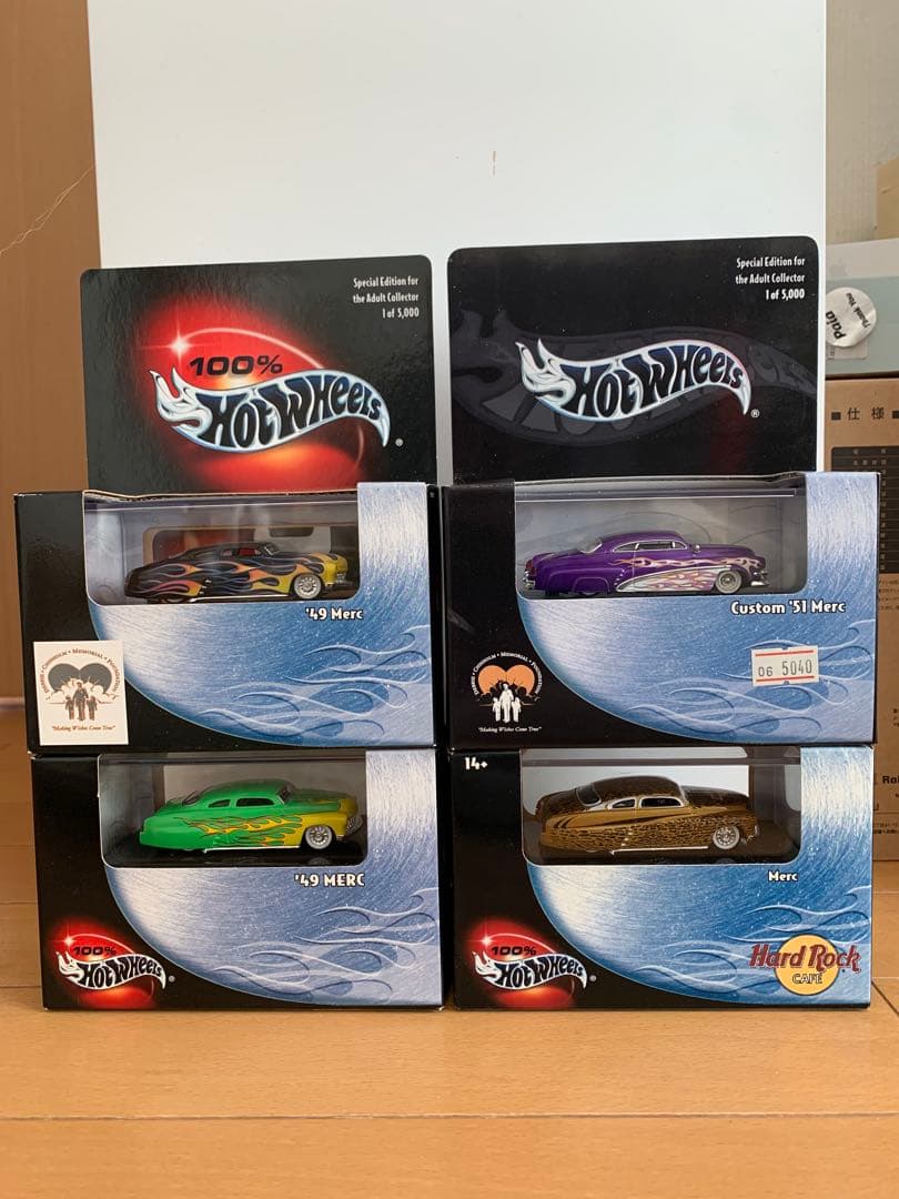 100% HOTWHEELS マーキュリー 4台セット