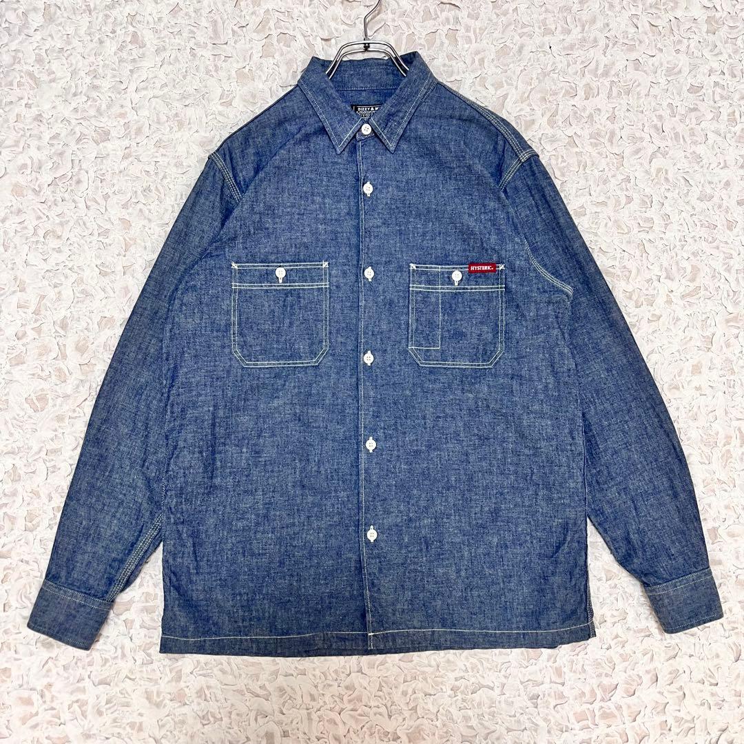 完売』 ヒステリックグラマー シャンブレーシャツ ヒスガール