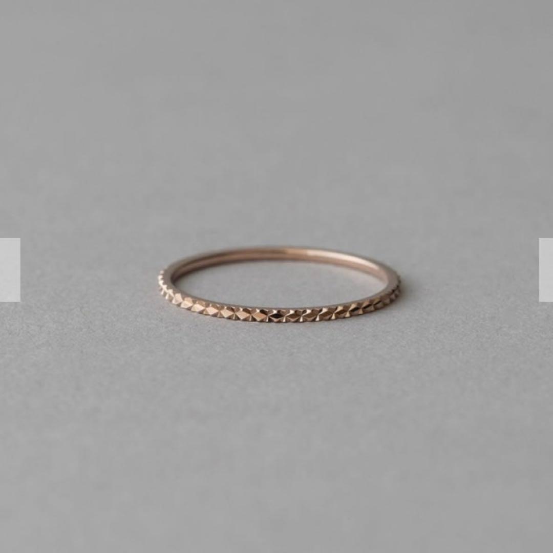 ete [クレール]K18MPG エレガンスカット リング 1号