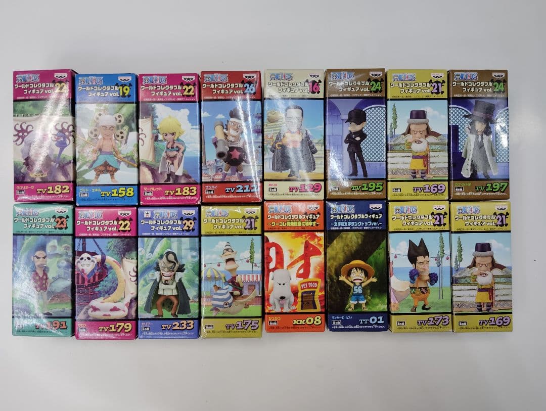 プライズ ワンピース ワールドコレクタブルフィギュア まとめ売り