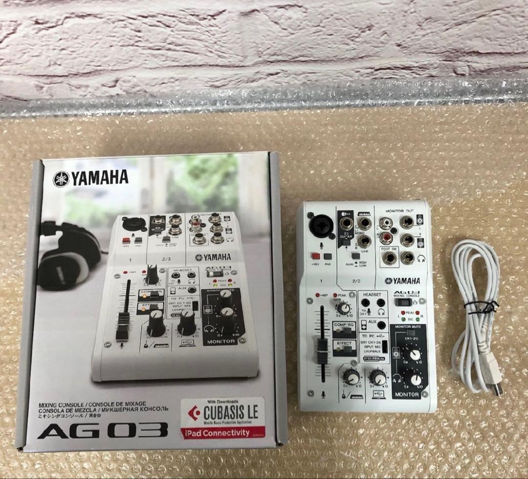 YAMAHA オーディオインターフェイス AG03 MIXING CONSOLE